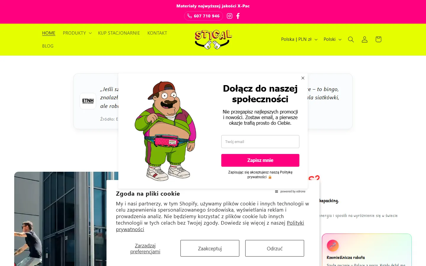Stical — torby rowerowe robione ręcznie